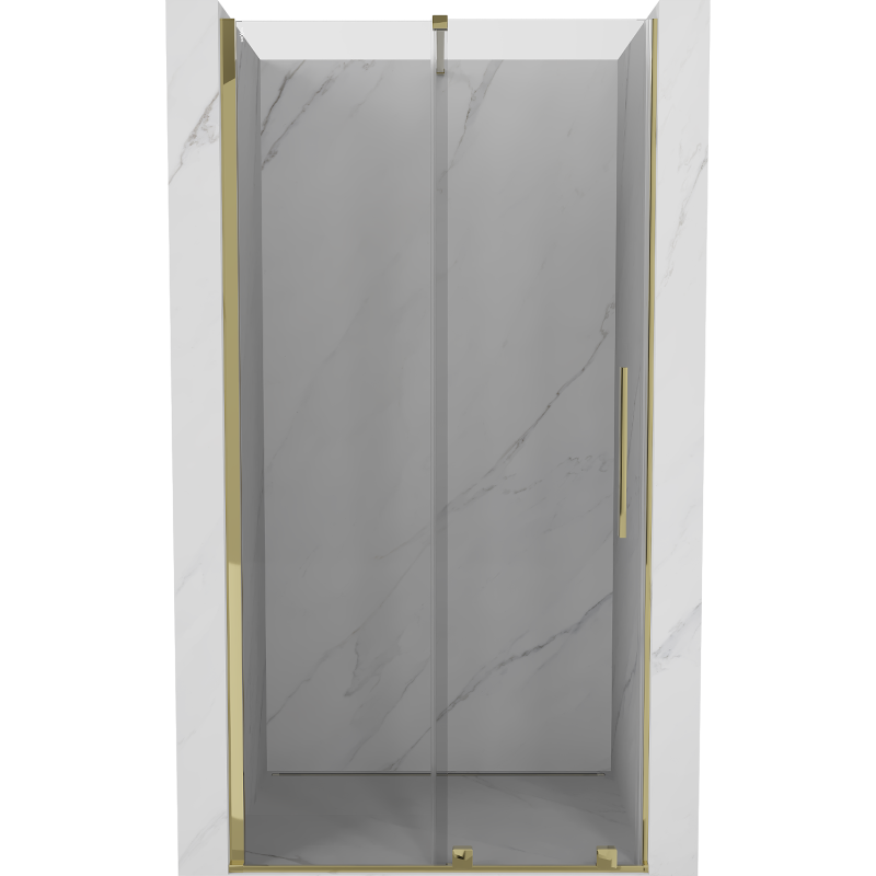 Mexen Velar Schiebetür für Dusche 90 cm, transparent, gold - 871-090-000-01-50