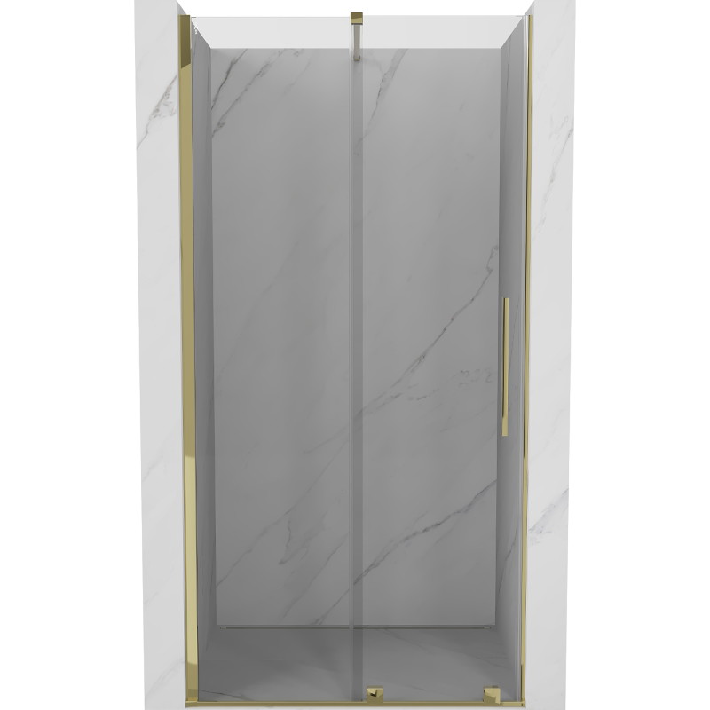 Mexen Velar schiebetür duschtür 110 cm, transparent, gold - 871-110-000-01-50