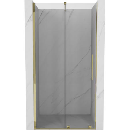 Mexen Velar Dusche Schiebetüren 120 cm, transparent, gold - 871-120-000-01-50