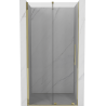 Mexen Velar Dusche Schiebetüren 120 cm, transparent, gold - 871-120-000-01-50