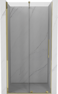 Mexen Velar Dusche Schiebetüren 120 cm, transparent, gold - 871-120-000-01-50