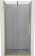 Mexen Velar Schiebetür für die Dusche 120 cm, transparent, gebürstetes Gold - 871-120-000-01-55