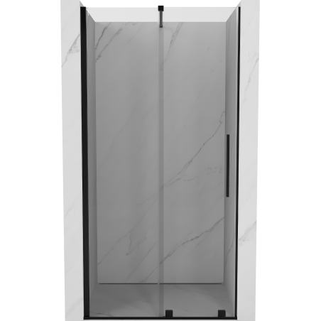 Mexen Velar Schiebetüren für Dusche 90 cm, transparent, schwarz - 871-090-000-01-70