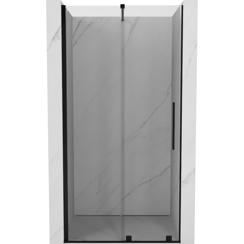 Mexen Velar Schiebetür für die Dusche 100 cm, transparent, schwarz - 871-100-000-01-70