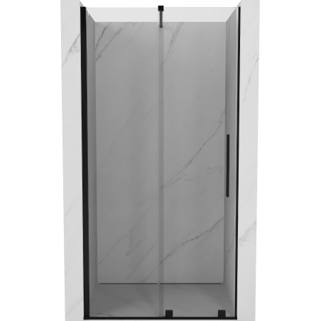Mexen Velar Schiebetür Dusche 120 cm, transparent, schwarz - 871-120-000-01-70