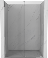 Mexen Velar Duschabtrennung Schiebetür 130 cm, transparent, Chrom - 871-130-000-01-01