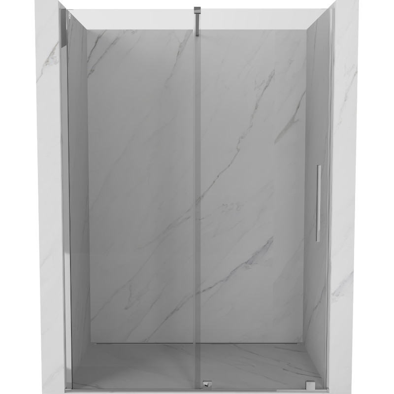 Mexen Velar Schiebetür für Dusche 160 cm, transparent, Chrom - 871-160-000-01-01