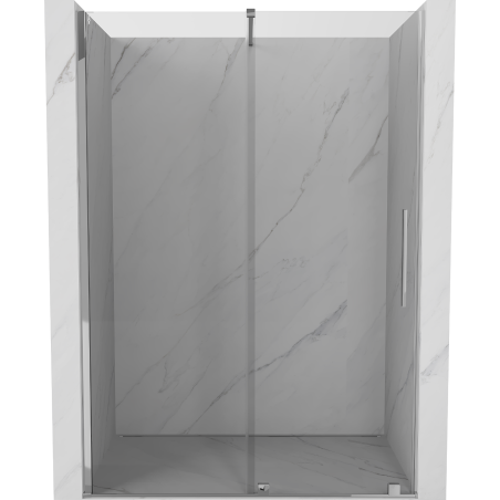 Mexen Velar Schiebetür Duschabtrennung 160 cm, transparent, Chrom - 871-160-000-01-01