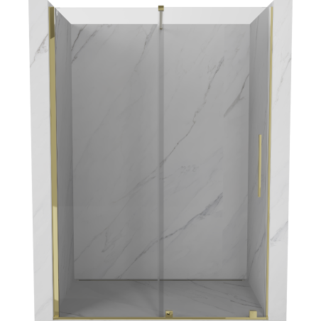Mexen Velar Schiebeduschtüren 150 cm, transparent, gold - 871-150-000-01-50