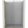 Mexen Velar Schiebetür für die Dusche 160 cm, transparent, gold - 871-160-000-01-50