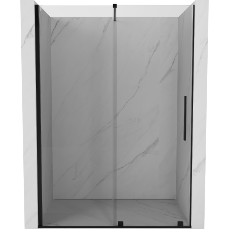 Mexen Velar Schiebeduschtür 160 cm, transparent, schwarz - 871-160-000-01-70