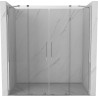 Mexen Velar Duo Schiebetür-Duschwand 180 cm, transparent, Chrom - 871-180-000-02-01