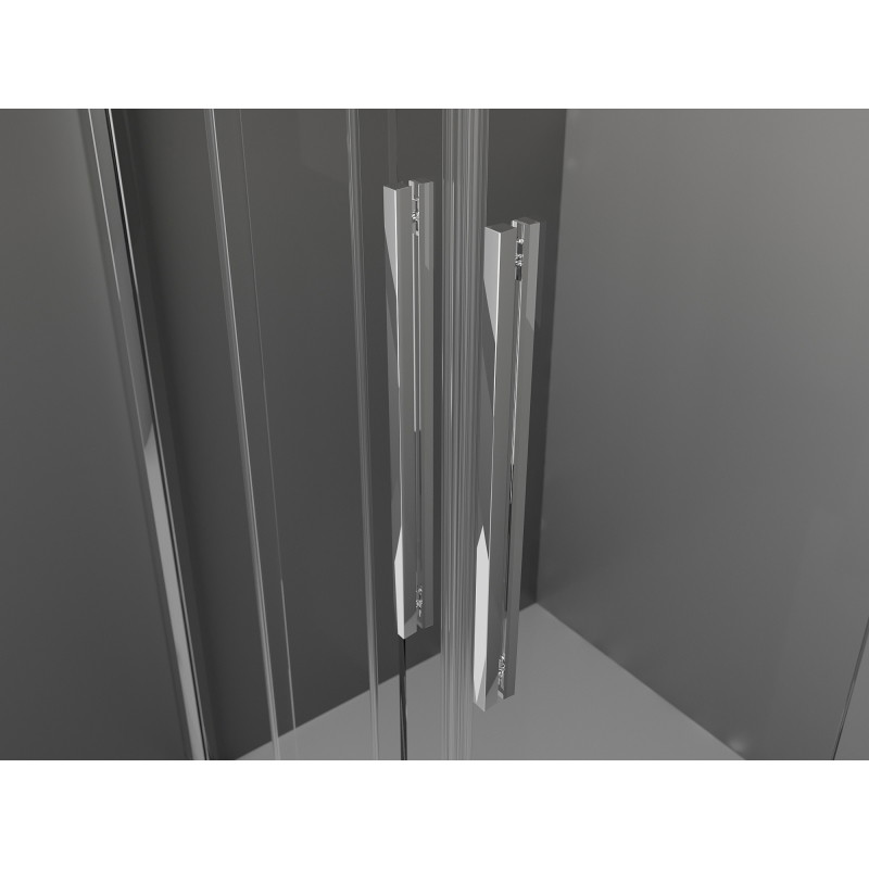 Mexen Velar Duo Duschschiebetüren 180 cm, transparent, Chrom - 871-180-000-02-01