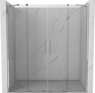 Mexen Velar Duo Duschschiebetür 200 cm, transparent, chrom - 871-200-000-02-01