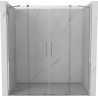 Mexen Velar Duo Schiebeduschtüren 170 cm, transparent, chrom - 871-170-000-02-01