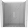 Mexen Velar Duo Schiebeduschtür 170 cm, transparent, weiß - 871-170-000-02-20