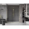 Mexen Velar Duo Schiebeduschtüren 170 cm, transparent, gold - 871-170-000-02-50