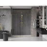 Mexen Velar Duo Schiebetür 180 cm, transparent, gold - 871-180-000-02-50