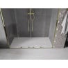 Mexen Velar Duo Schiebetür Duschwand 200 cm, transparent, gold - 871-200-000-02-50