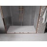 Mexen Velar Duo Schiebetür-Duschwand 170 cm, transparent, Roségold - 871-170-000-02-60