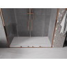 Mexen Velar Duo Schiebetür für die Dusche 180 cm, transparent, Roségold - 871-180-000-02-60