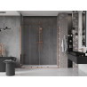 Mexen Velar Duo Schiebetüren für die Dusche 180 cm, transparent, Roségold - 871-180-000-02-60