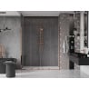 Mexen Velar Duo Schiebetür Duschwand 200 cm, transparent, Roségold - 871-200-000-02-60
