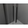 Mexen Velar Duo Schiebetür für Dusche 180 cm, transparent, gebürstetes Gun Gray - 871-180-000-02-66