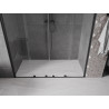 Mexen Velar Duo Duschschiebetüren 180 cm, transparent, schwarz - 871-180-000-02-70