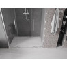 Mexen Velar Duo Schiebetür-Duschwand 140 cm, transparent, Chrom - 871-140-000-02-01