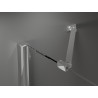 Mexen Velar Duo Schiebeduschtür 150 cm, transparent, Chrom - 871-150-000-02-01