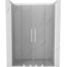 Mexen Velar Duo Schiebetüren für Dusche 150 cm, transparent, weiß - 871-150-000-02-20