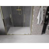 Mexen Velar Duo Schiebetür Duschwand 160 cm, transparent, gold - 871-160-000-02-50