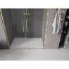 Mexen Velar Duo Schiebeduschtür 150 cm, transparent, gebürstetes Gold - 871-150-000-02-55