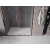 Mexen Velar Duo Duschschiebetür 140 cm, transparent, Roségold - 871-140-000-02-60
