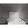 Mexen Velar Duo Schiebetüren 150 cm, transparent, Roségold - 871-150-000-02-60