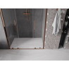 Mexen Velar Duo Duschschiebetüren 160 cm, transparent, Roségold - 871-160-000-02-60