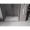 Mexen Velar Duo Duschschiebetüren 140 cm, transparent, schwarz - 871-140-000-02-70