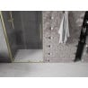 Mexen Velar Schiebetür für die Dusche 120 cm, transparent, gebürstetes Gold - 871-120-000-01-55