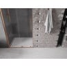 Mexen Velar Schiebetür für die Dusche 120 cm, transparent, Roségold - 871-120-000-01-60