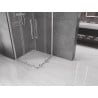 Mexen Velar Duo Duschkabine, verschiebbar, 100 x 100 cm, transparent, Chrom - 871-100-100-02-01