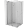 Mexen Velar Duo Duschkabine Schiebetür 100 x 90 cm, transparent, Chrom - 871-100-090-02-01