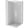 Mexen Velar Duo Schiebeduschkabine 100 x 100 cm, transparent, weiß - 871-100-100-02-20