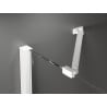 Mexen Velar Duo Schiebeduschkabine 100 x 100 cm, transparent, weiß - 871-100-100-02-20