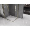 Mexen Velar Duo Schiebeduschkabine 90 x 80 cm, transparent, gold - 871-090-080-02-50