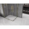 Mexen Velar Duo Schiebeduschkabine 90 x 80 cm, transparent, gold - 871-090-080-02-50