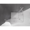 Mexen Velar Duo Duschkabine Schiebetür 100 x 90 cm, transparent, Chrom - 871-100-090-02-01
