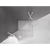 Mexen Velar Duo Duschkabine Schiebetür 90 x 90 cm, transparent, weiß - 871-090-090-02-20