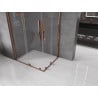 Mexen Velar Duo Schiebedusche 90 x 80 cm, transparent, Roségold - 871-090-080-02-60