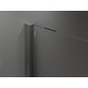 Mexen Velar Duo Schiebetür-Duschkabine 90 x 90 cm, transparent, gebürstetes Gun Grey - 871-090-090-02-66